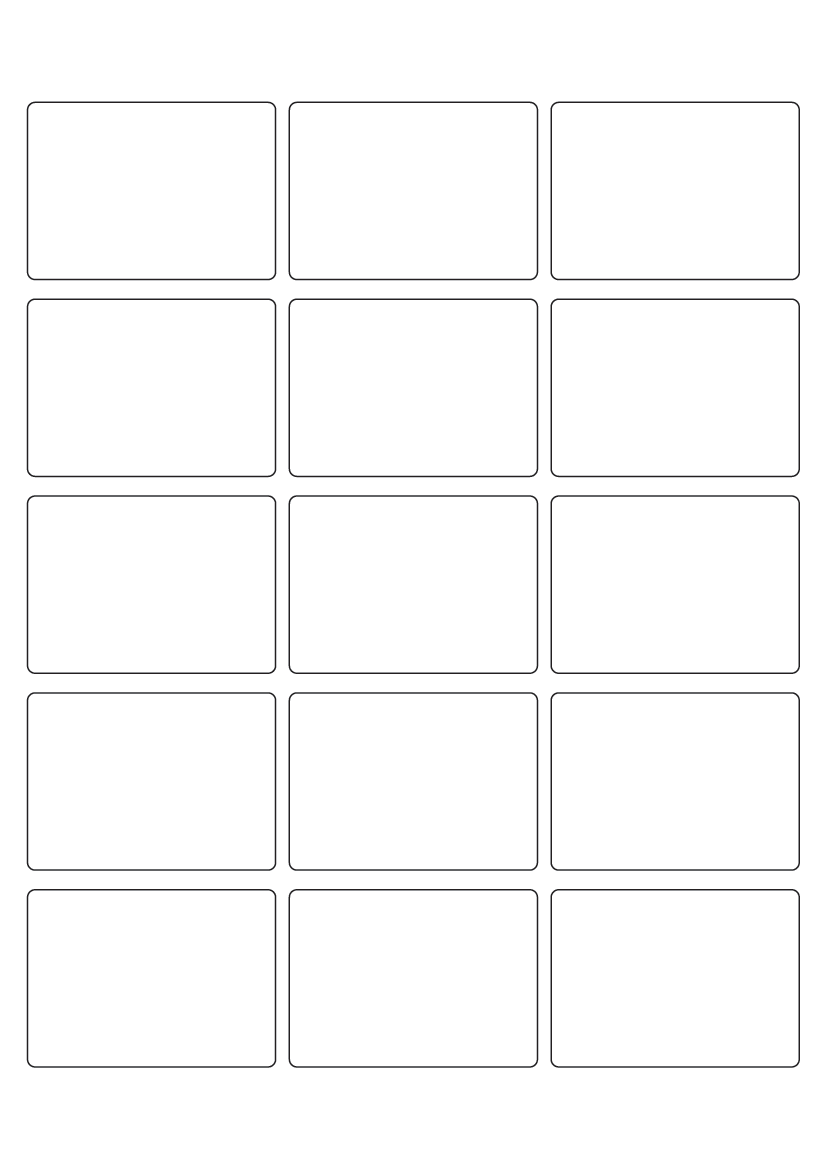 Rectangle labels 63mm x 45mm - Solid Colours Paper Labels