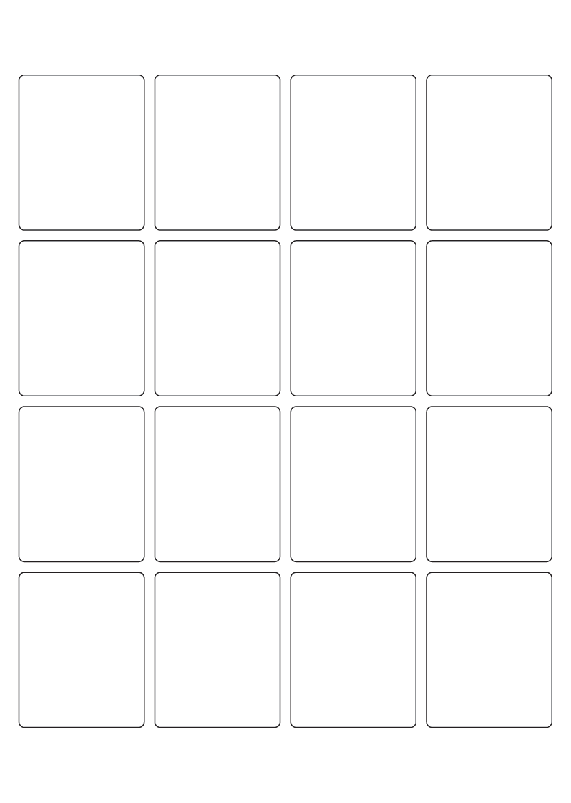 Rectangle labels 57mm x 46mm - Solid Colours Paper Labels