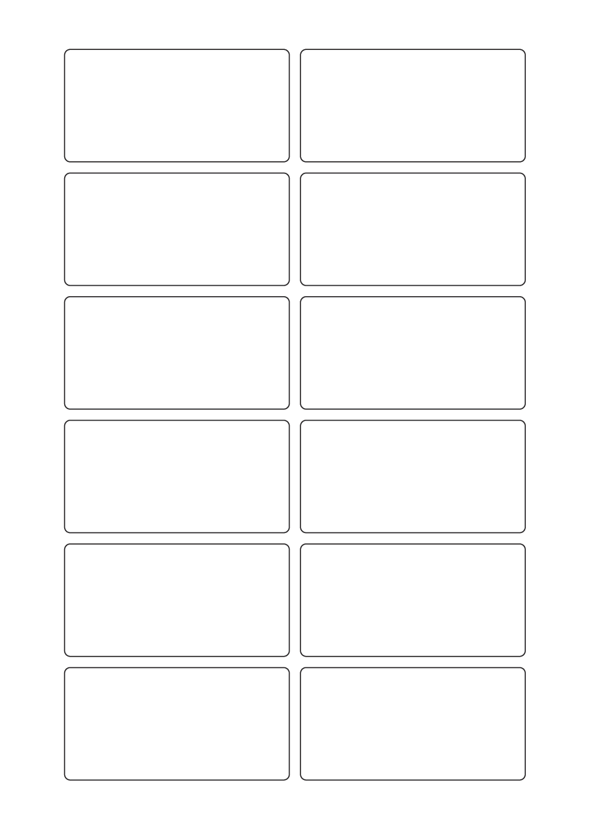 Rectangle labels 80mm x 40mm - Solid Colours Paper Labels