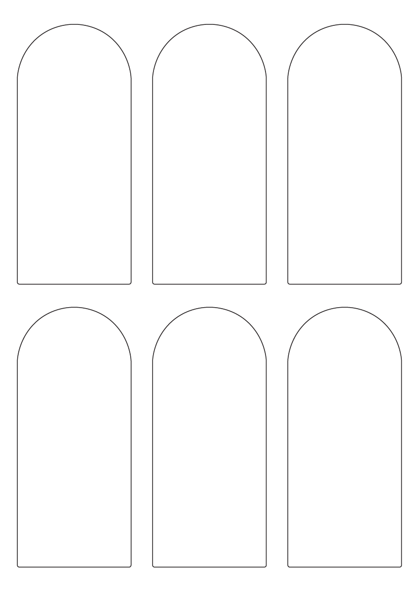 Bottle labels 130mm x 57mm - White Paper Labels