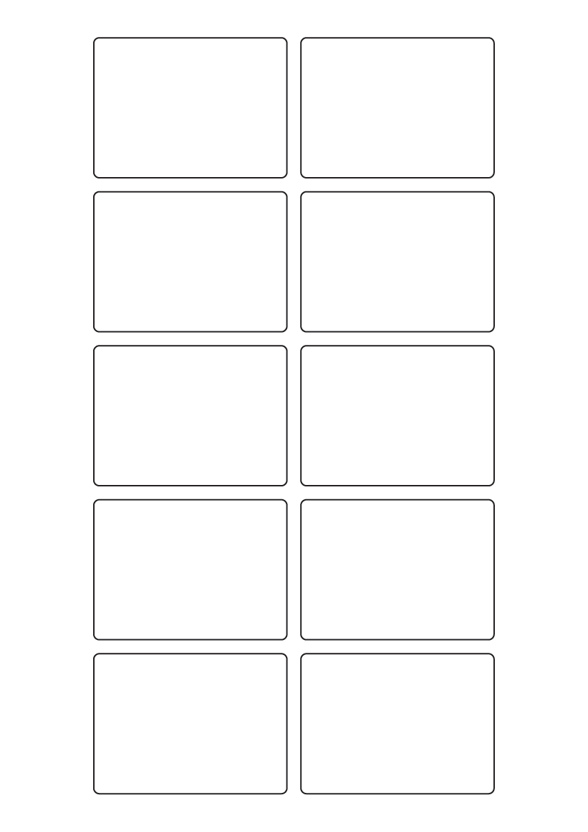 Rectangle labels 69mm x 50mm - Solid Colours Paper Labels