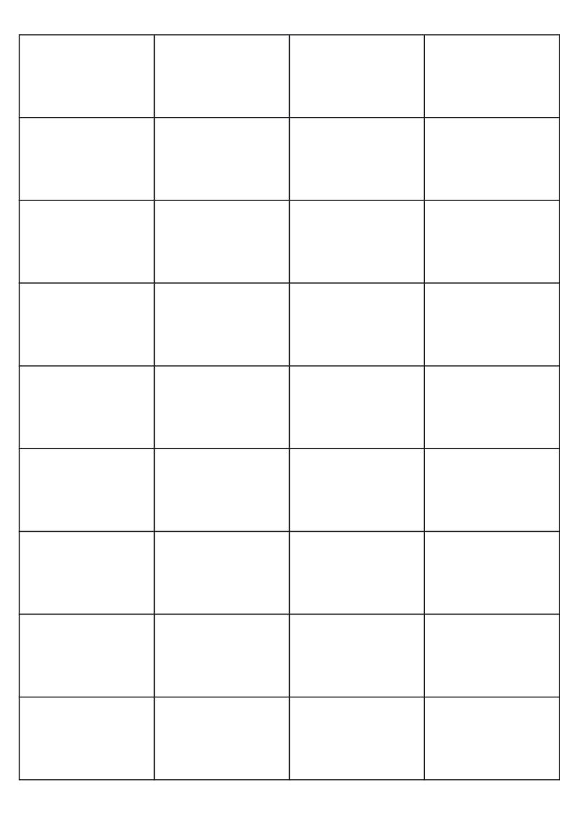 Rectangle labels 49mm x 30mm - White Paper Labels