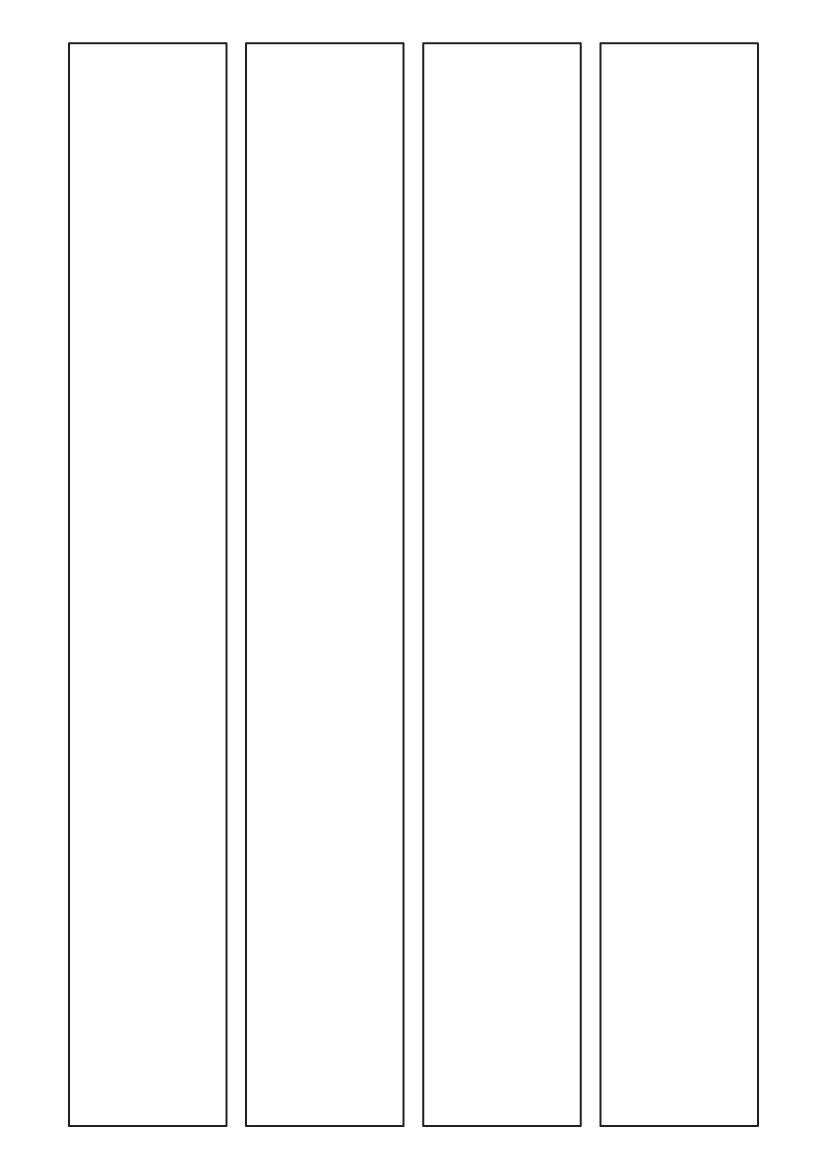 Rectangle labels 275mm x 40mm - White Paper Labels