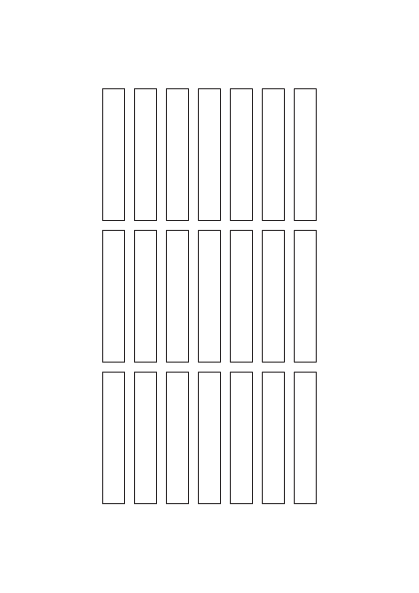 Rectangle labels 66mm x 11mm - Solid Colours Paper Labels