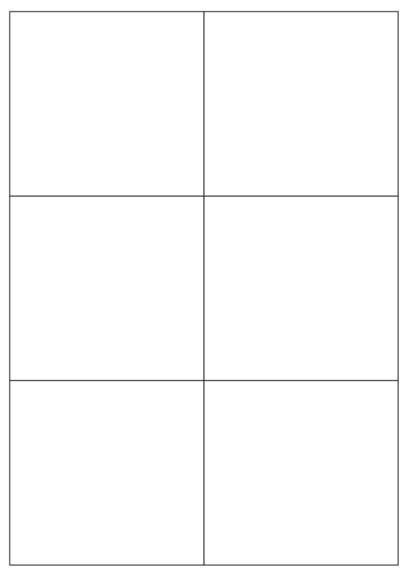 Rectangle labels 100mm x 95mm - White Paper Labels