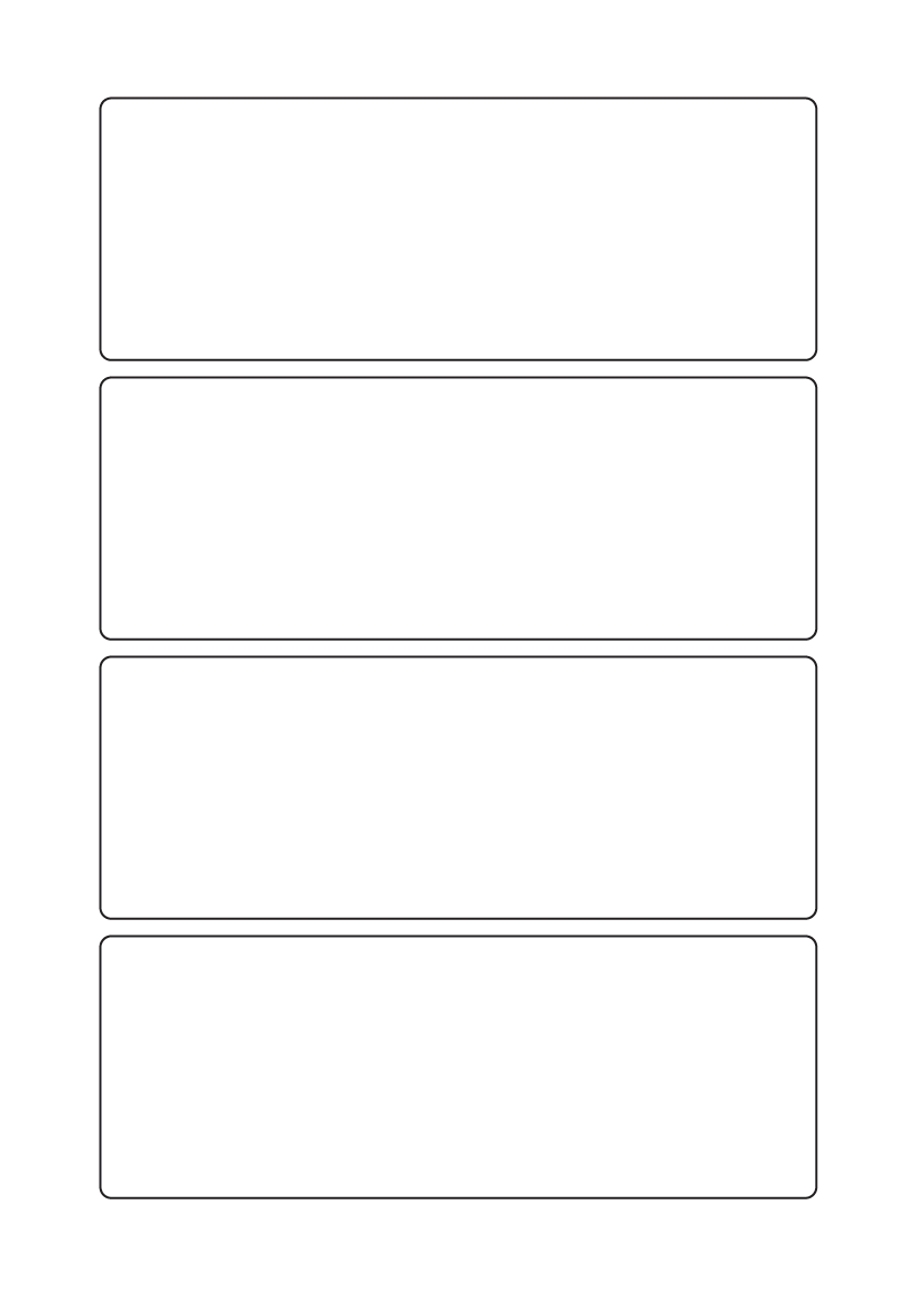 Rectangle labels 164mm x 60mm - White Paper Labels