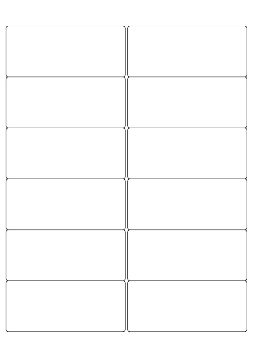 Rectangle labels 99mm x 42.3mm - Solid Colours Paper Labels