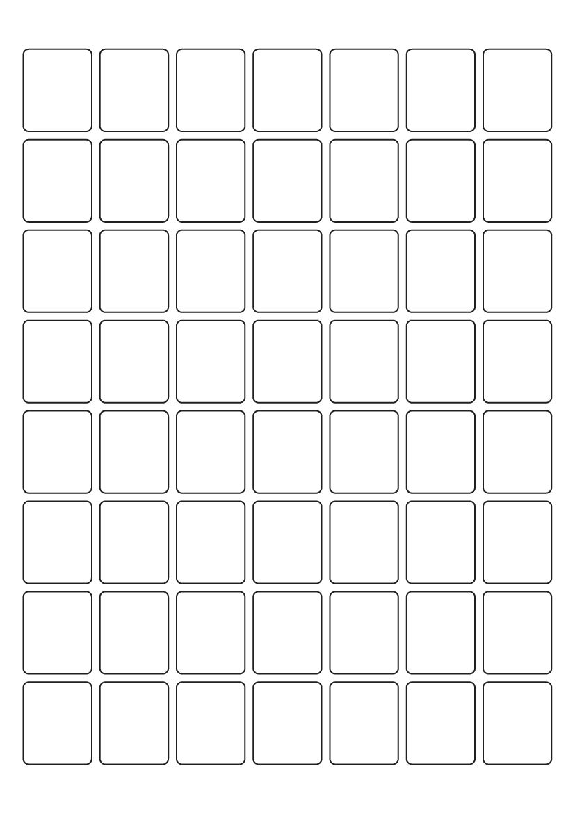 Rectangle labels 30mm x 25mm - White Paper Labels