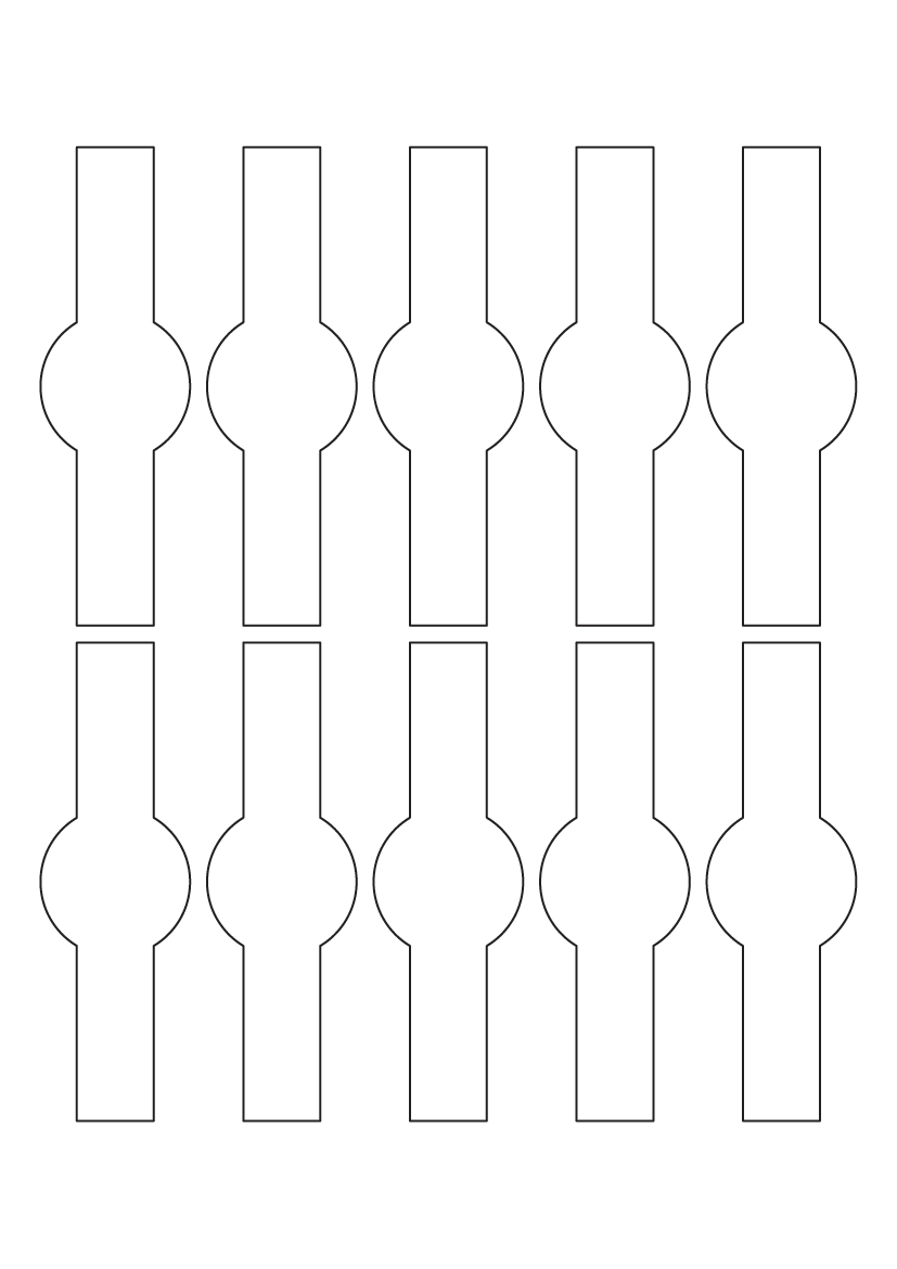 Bottle labels 112mm x 35mm - White Paper Labels