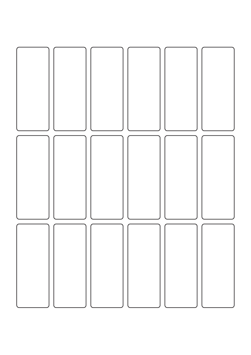 Rectangle labels 70mm x 27mm - Solid Colours Paper Labels