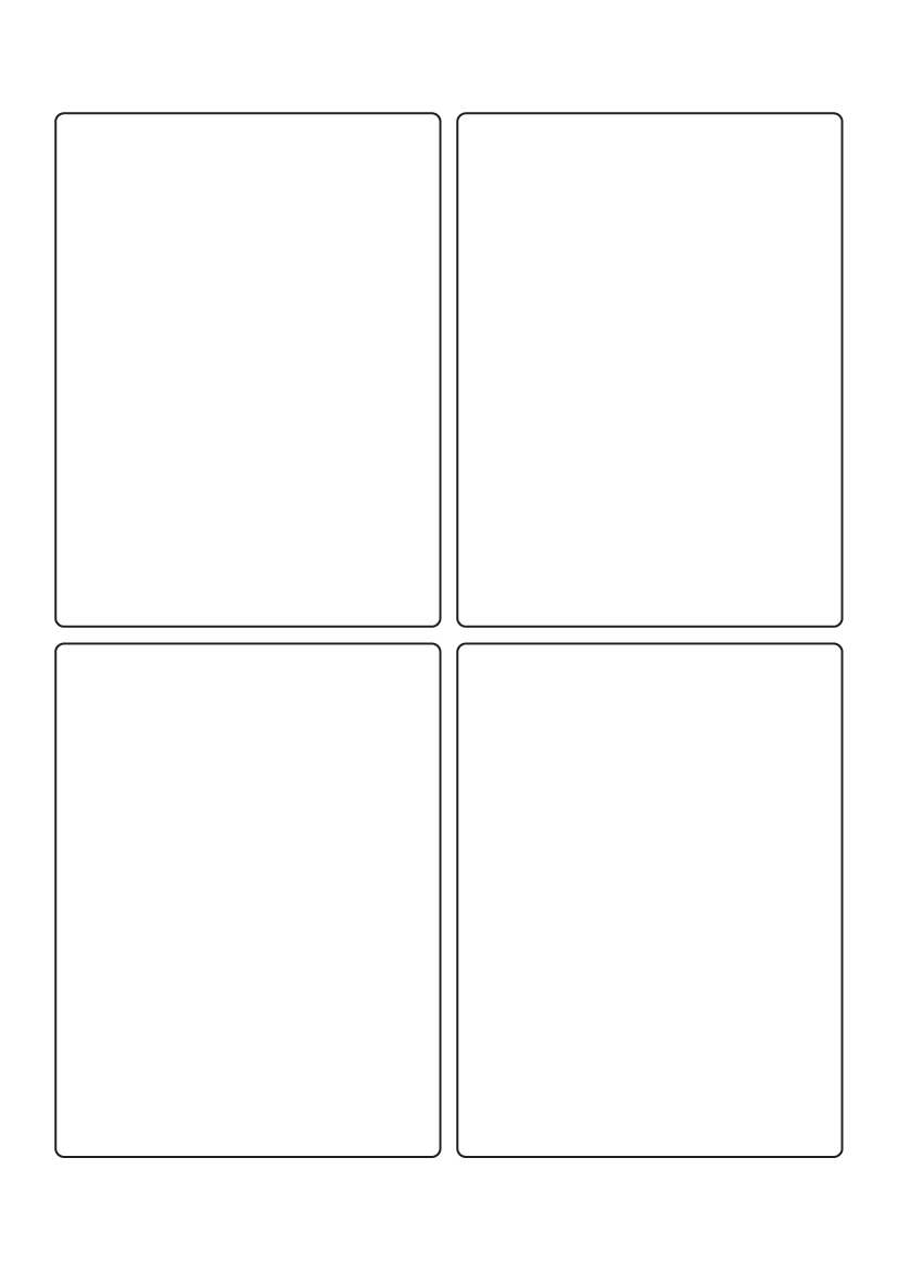 Rectangle labels 120mm x 90mm - White Paper Labels