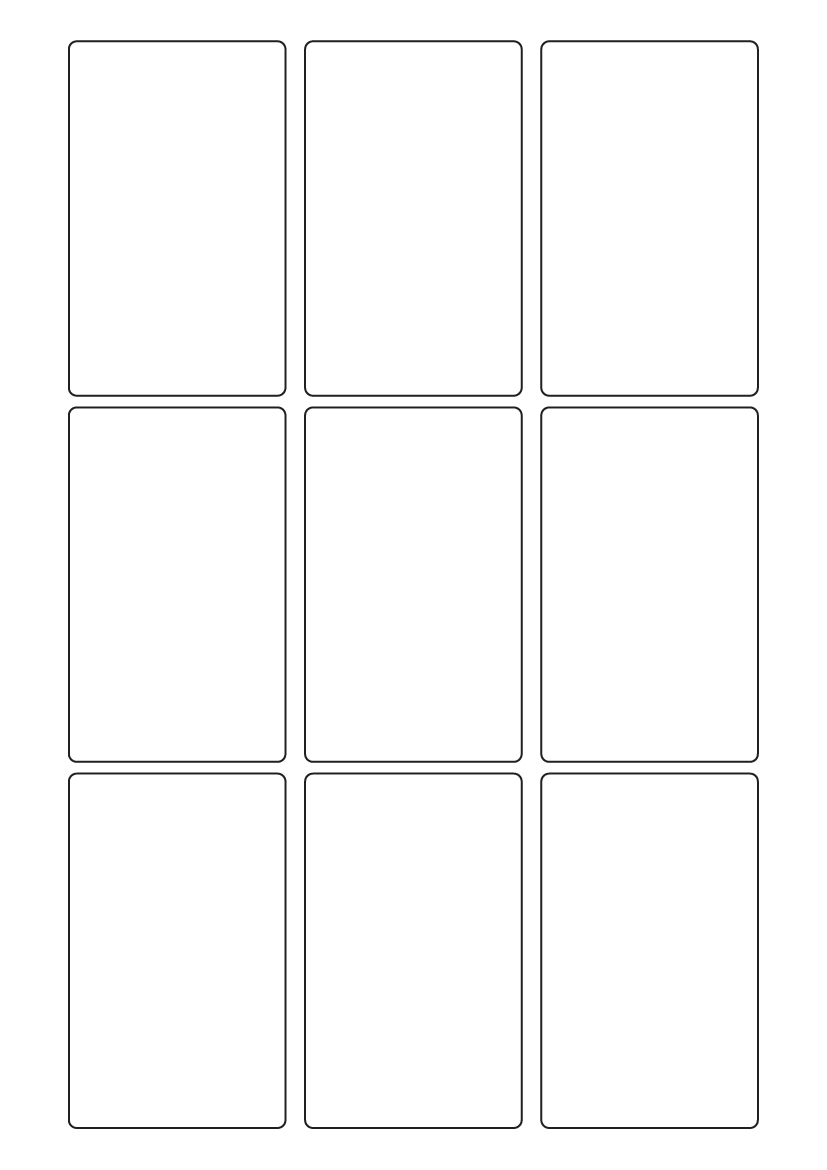 Rectangle Labels 55 mm x 90 mm - Speciality Paper Labels