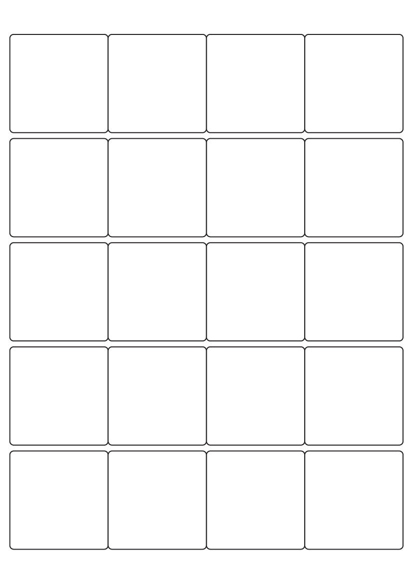 Square Labels 50mm x 50mm - Speciality Paper Labels