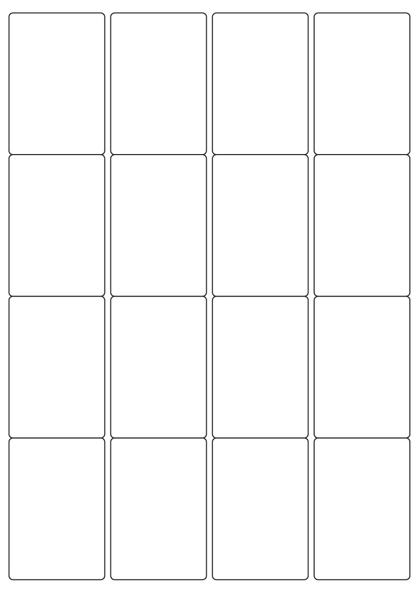 Rectangle Labels 48 mm x 71 mm - Speciality Paper Labels