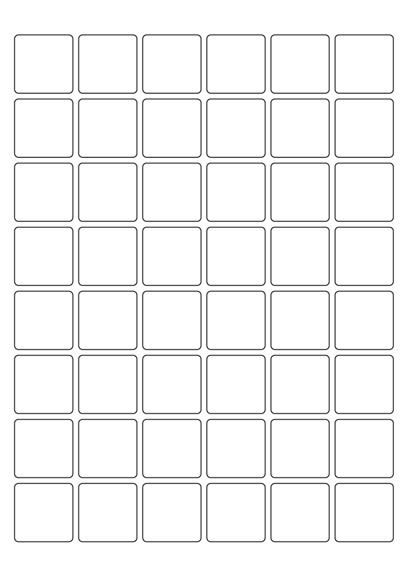 Square Labels 30 mm x 30 mm - Synthetic Labels