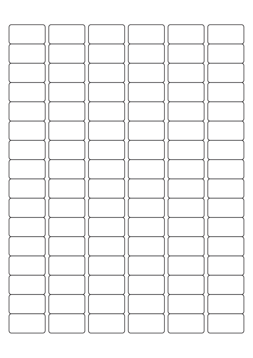Rectangle Labels 30 mm x 16 mm - Speciality Paper Labels