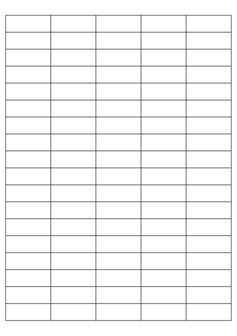 Rectangle labels 40 mm x 15 mm - White Paper Labels