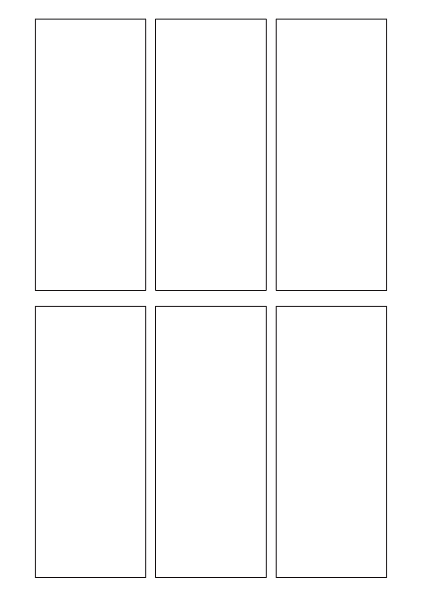 Rectangle labels 55 mm x 135 mm - White Paper Labels