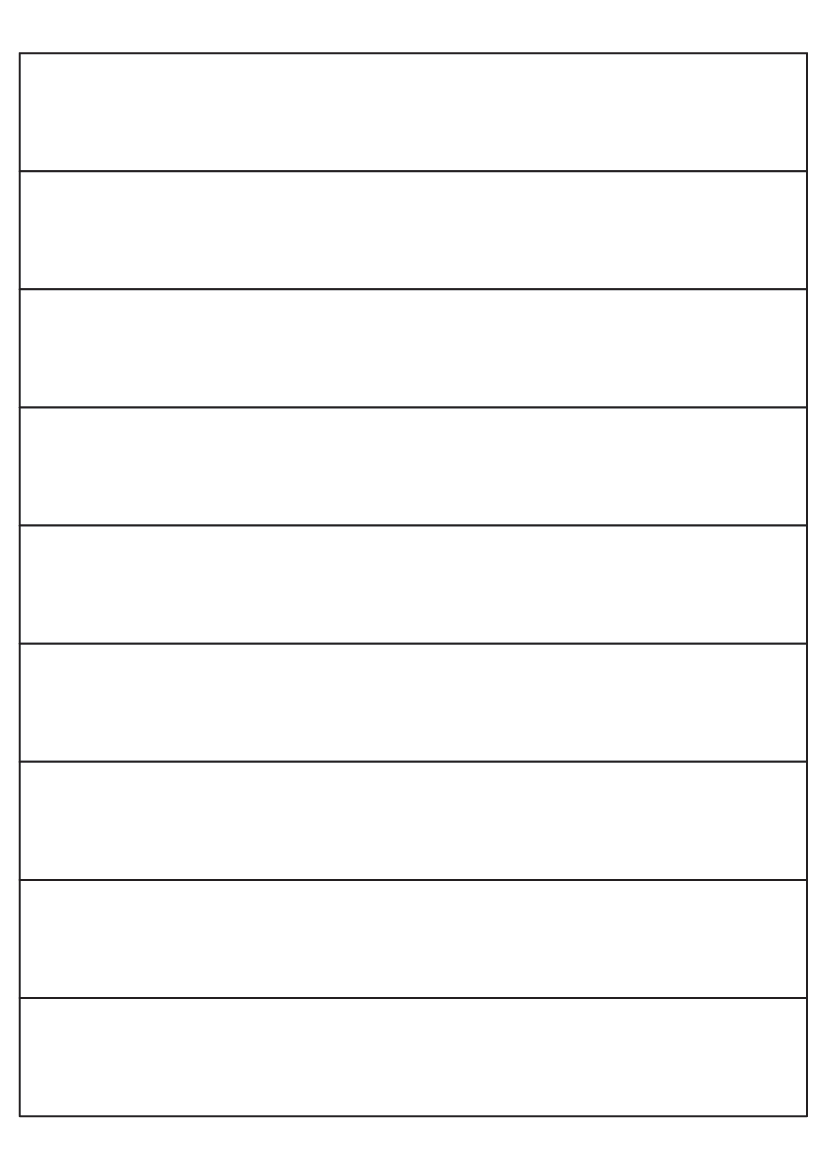 Rectangle Labels 200 mm x 30 mm - White Paper Labels