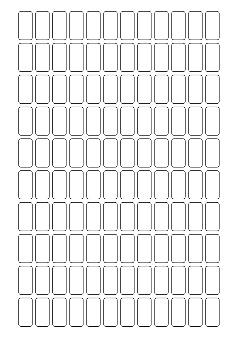 Rectangle Labels 12 mm x 25 mm - Speciality Paper Labels