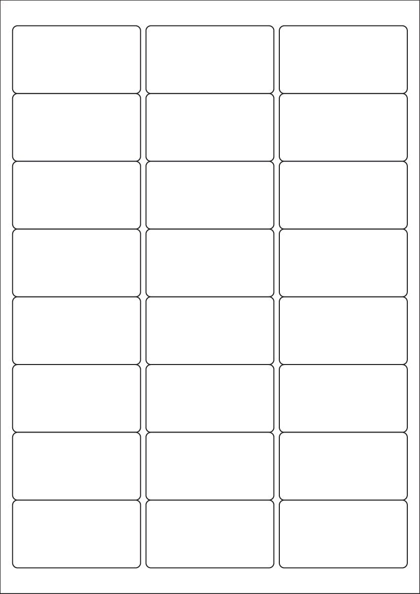 Rectangle Labels 64mm x 33.9mm Tint Colours Brand Compatible Rectangle Labels 64mm x 33.9mm Tint Colours Brand Compatible