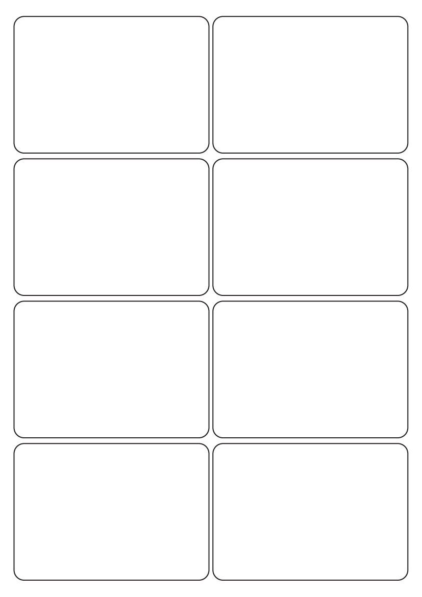 Rectangle Labels 97 mm x 68 mm - Speciality Paper Labels