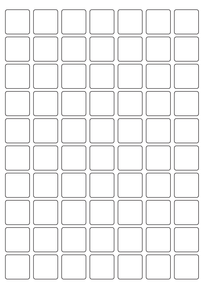 Rectangle Label 25 mm x 25 mm - Speciality Paper Labels