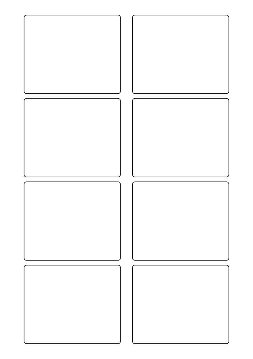 Rectangle Label 80 mm x 65 mm - Speciality Paper Labels