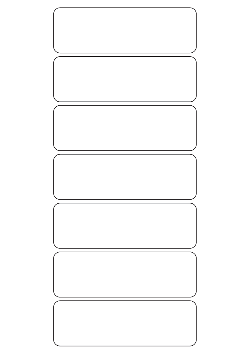 Rectangle Labels 120mm x 38mm - Speciality Paper Labels