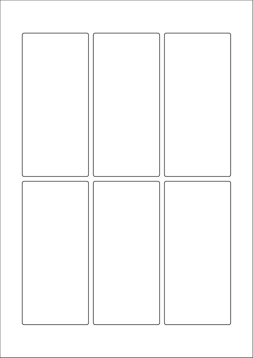 Rectangle Labels 119mm x 55mm - Speciality Paper Labels