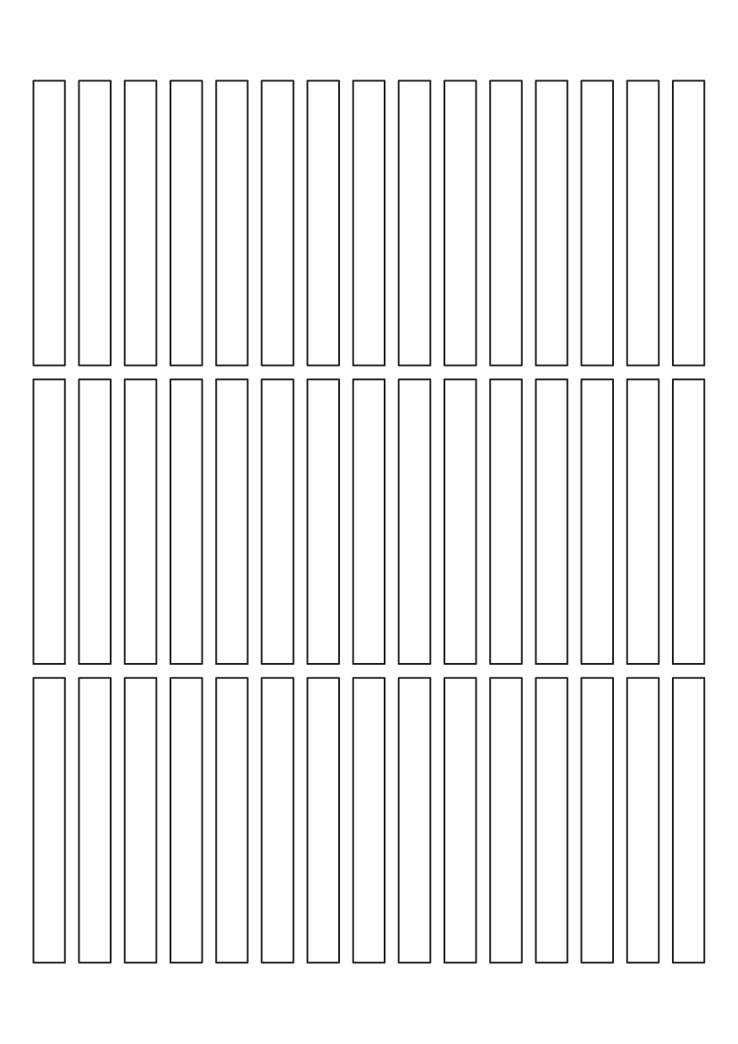 Rectangle Labels 81mm x 9mm - Speciality Paper Labels