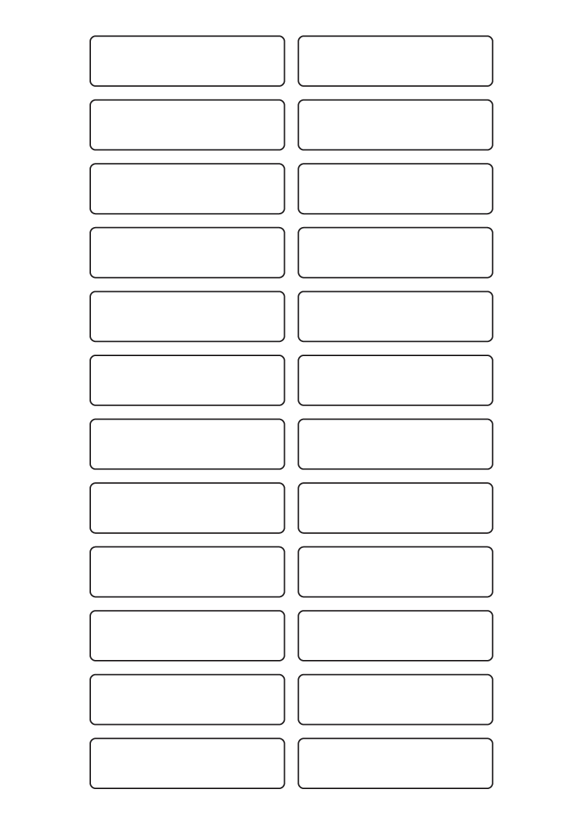 Rectangle Labels 70mm x 18mm - Speciality Paper Labels