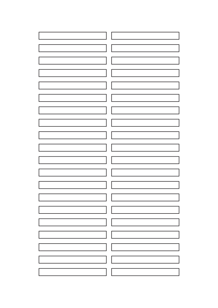 Rectangle Labels 65mm x 7mm - Speciality Paper Labels