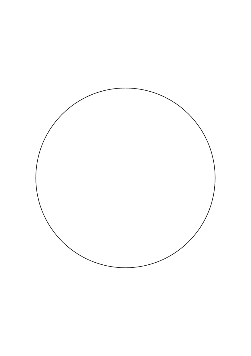 Circle Labels 150mm diameter - White Paper Labels