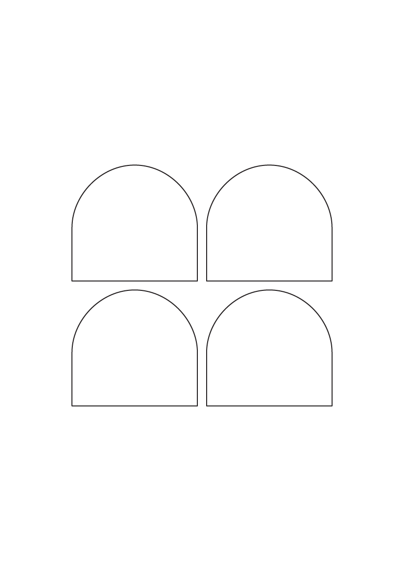 Bottle labels 66.895mm x 62mm - White Paper Labels