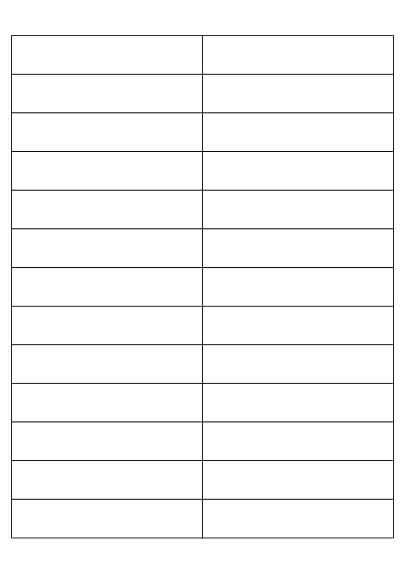 Rectangle labels 99mm x 20mm - Solid Colours Paper Labels