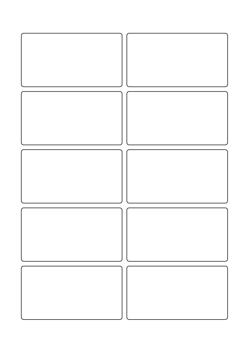 Rectangle labels 85mm x 45mm - Solid Colours Paper Labels