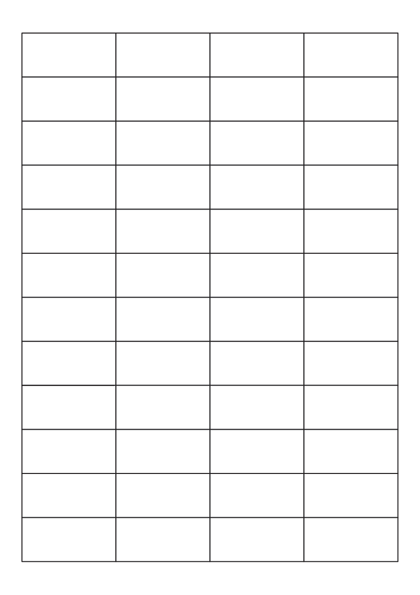 Rectangle labels 47mm x 22mm - Fluorescent Colours Paper Labels