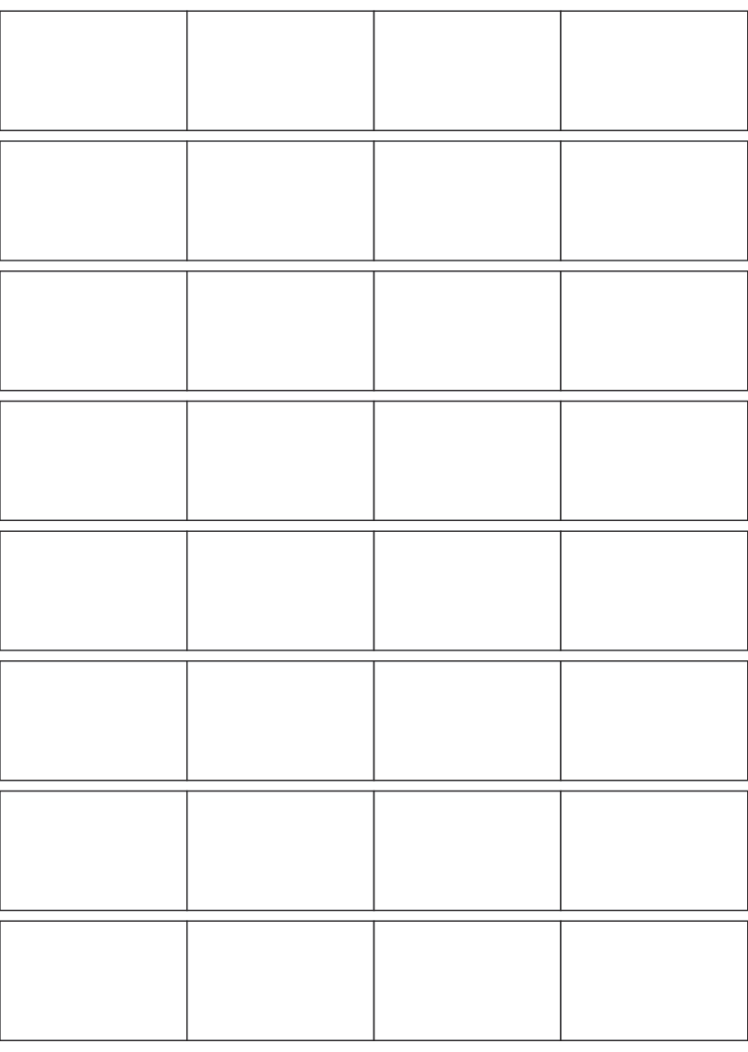 Rectangle labels 52.5mm x 33.5mm - White Paper Labels