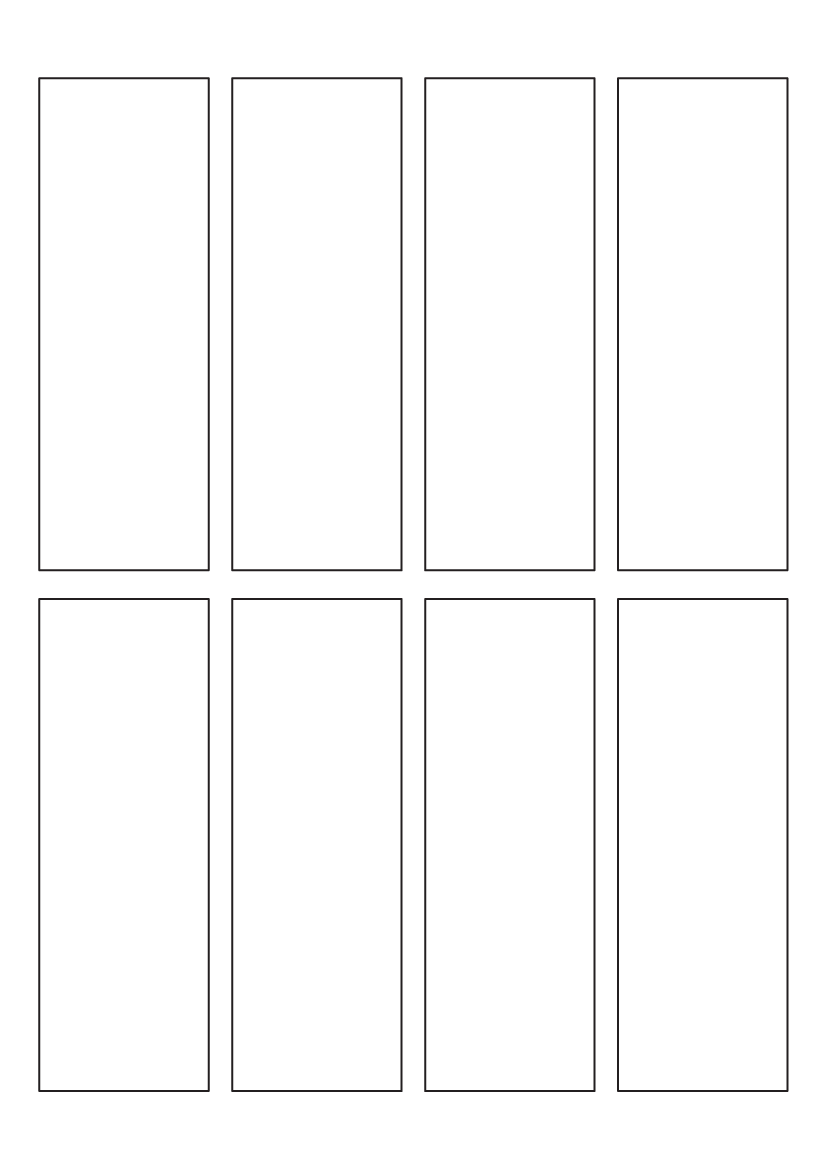 Rectangle labels 125mm x 43mm - White Paper Labels