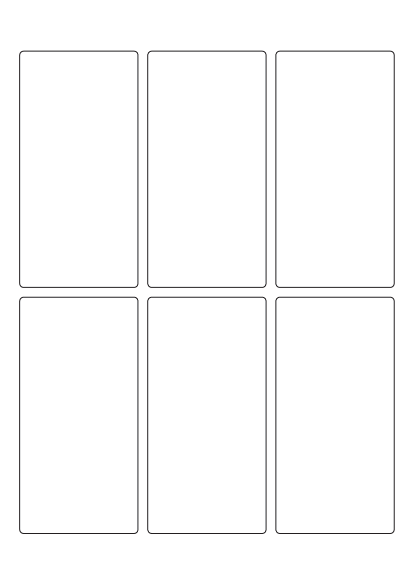 Rectangle labels 120mm x 60mm - White Paper Labels