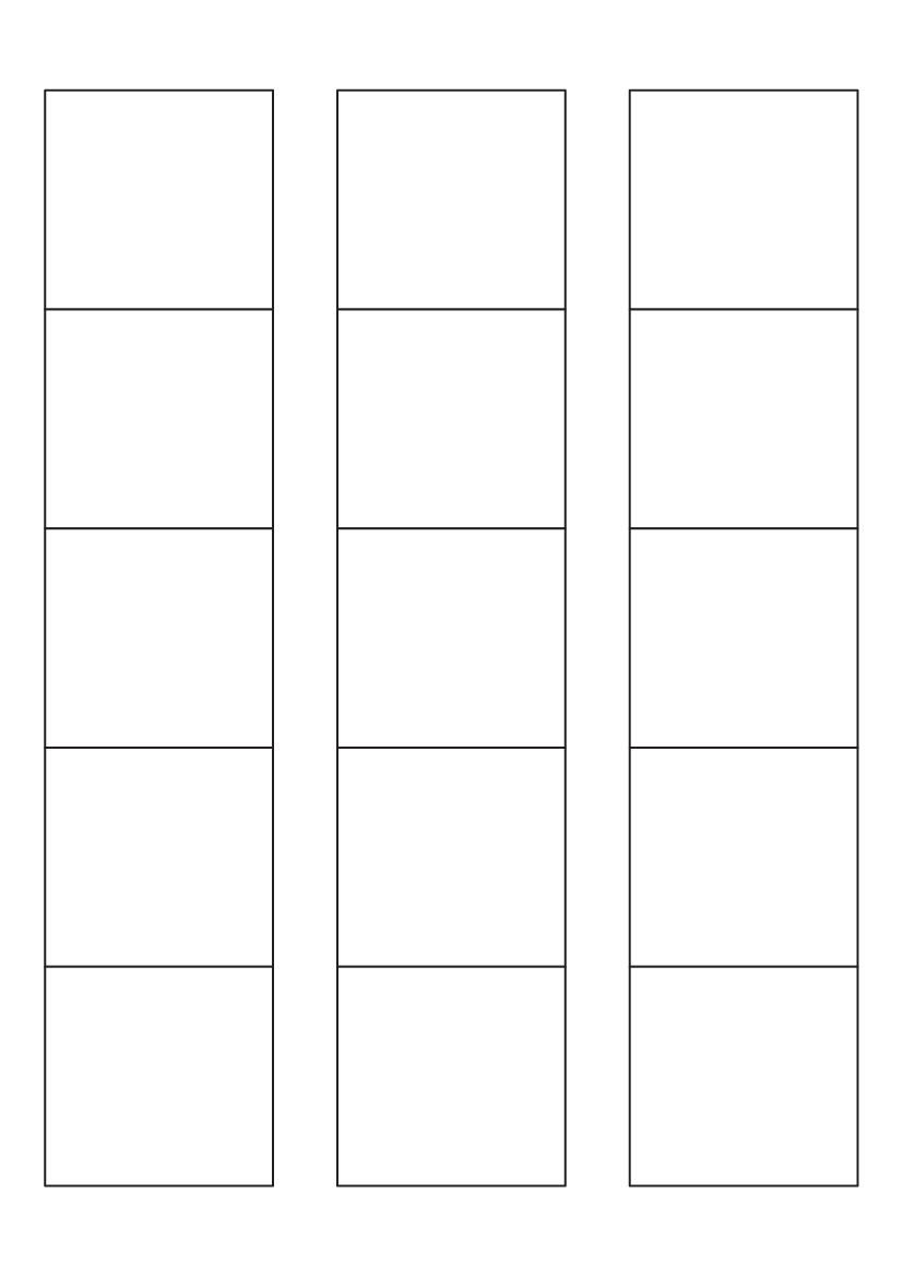 Rectangle labels 53mm x 51mm - White Paper Labels