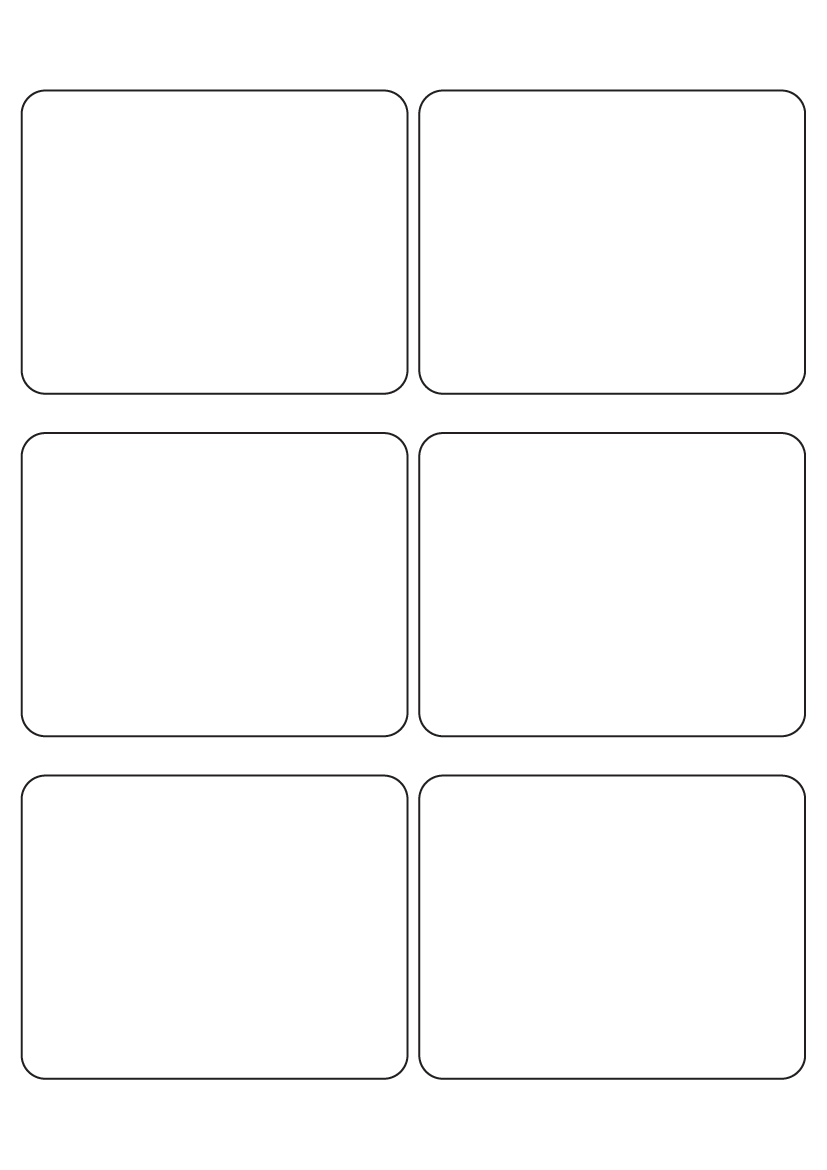 Rectangle labels 98mm x 77mm - Solid Colours Paper Labels