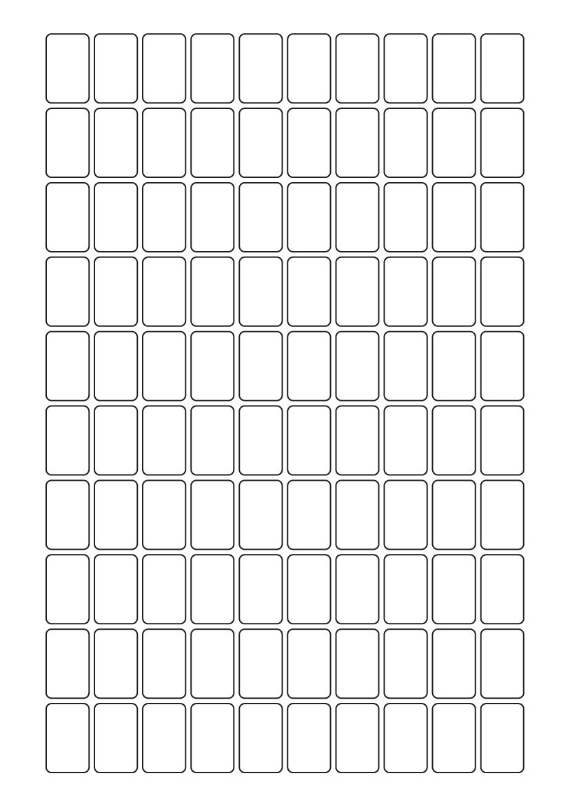 Rectangle labels 25.4mm x 15.8mm - White Paper Labels