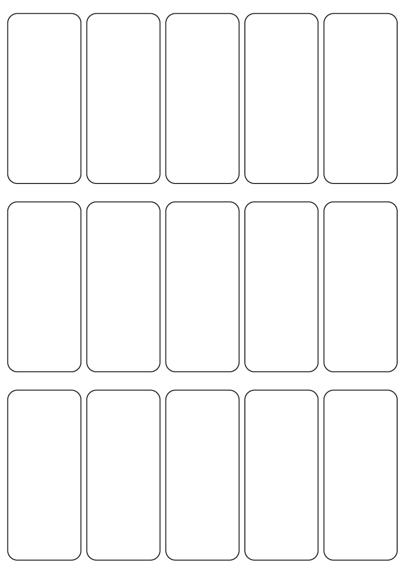 Rectangle labels 88mm x 38mm - Synthetic Labels