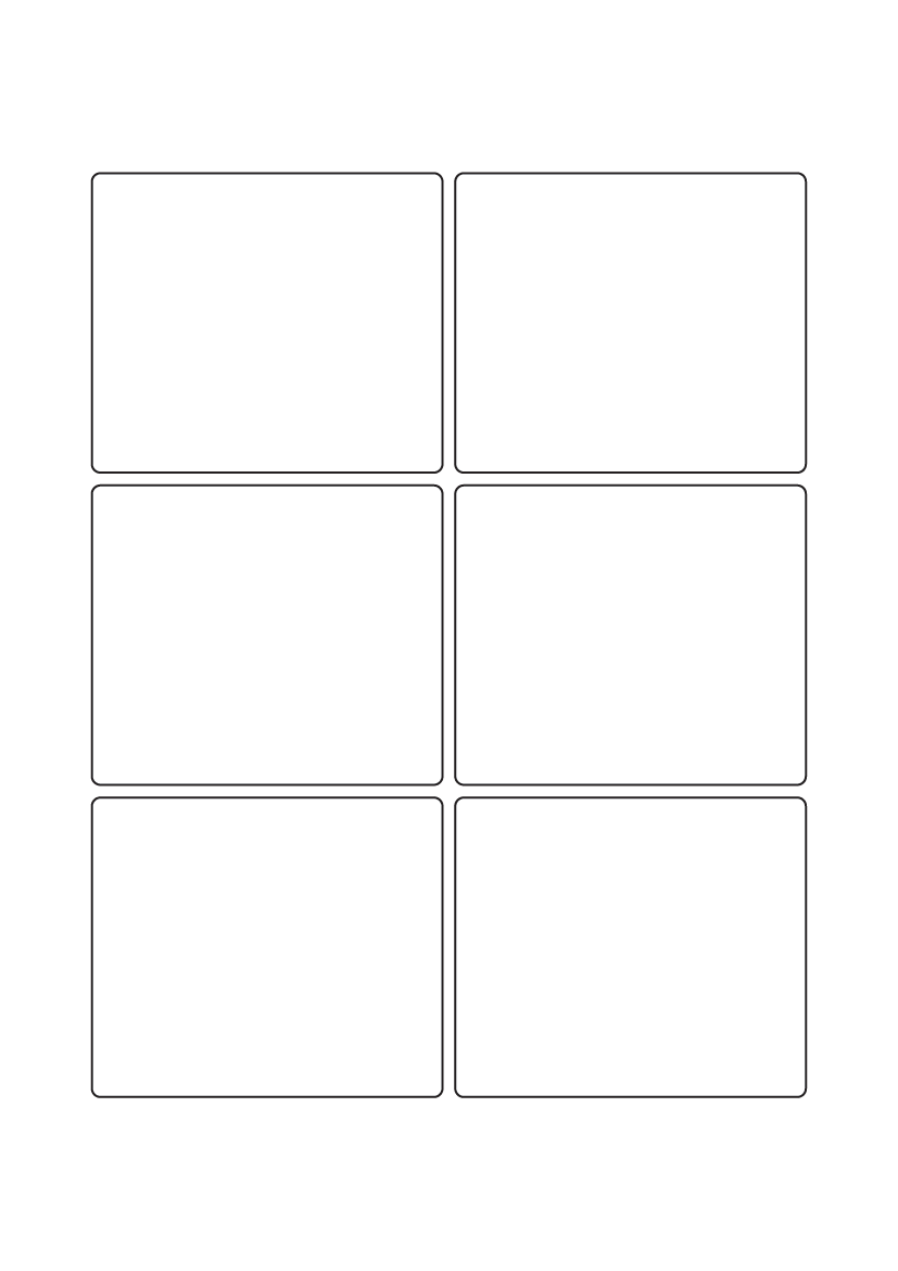 Rectangle labels 82mm x 70mm - Solid Colours Paper Labels