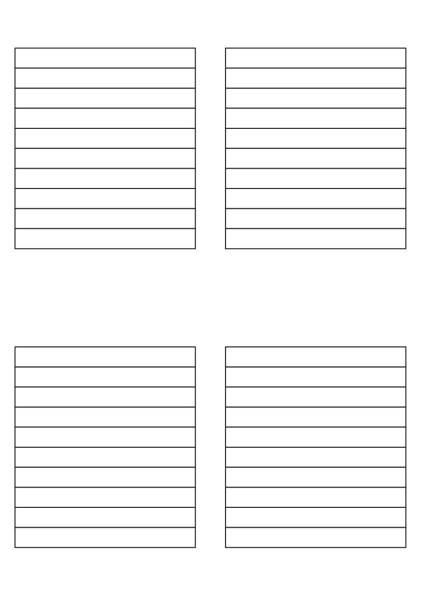 Rectangle labels 90mm x 10mm - Synthetic Labels