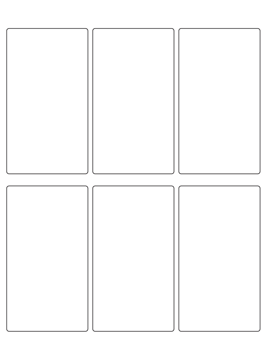 Rectangle labels 120mm x 67mm - White Paper Labels