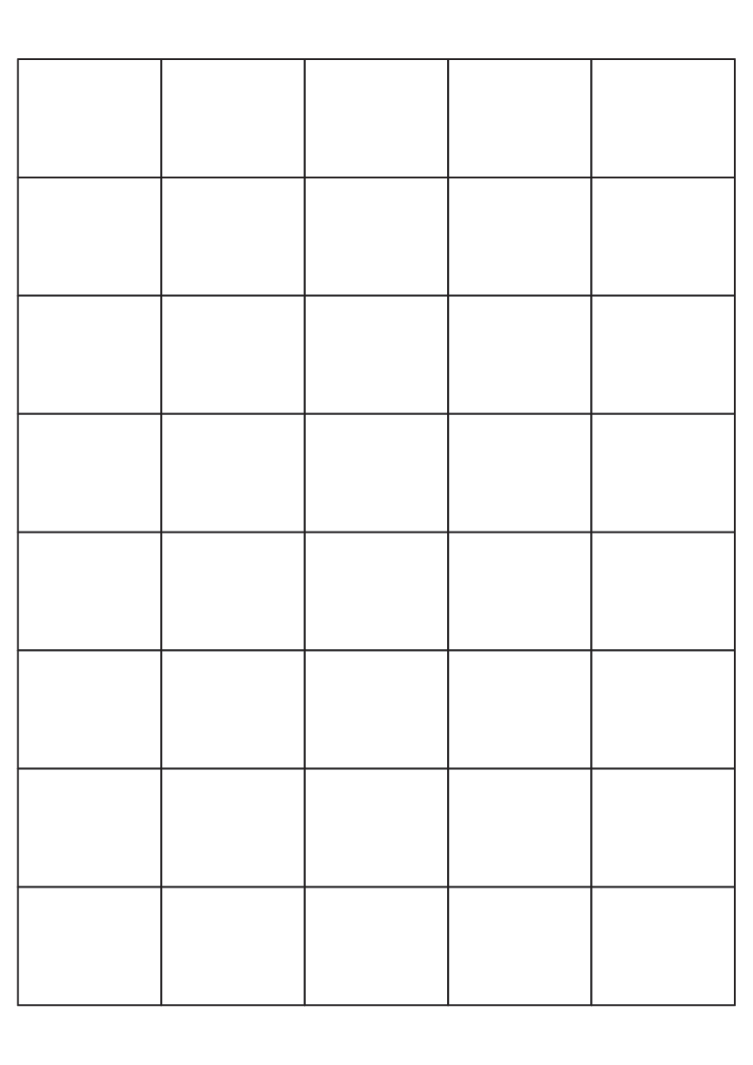 Rectangle labels 40mm x 33mm - White Paper Labels