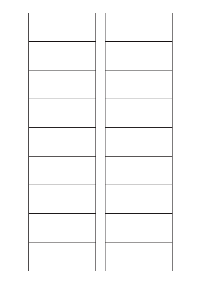 Rectangle labels 70mm x 30mm - Solid Colours Paper Labels